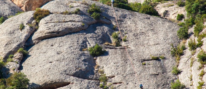 Rock climbing Montserrat